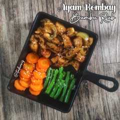 A picture of Ayam Bombay Bumbu Rub.