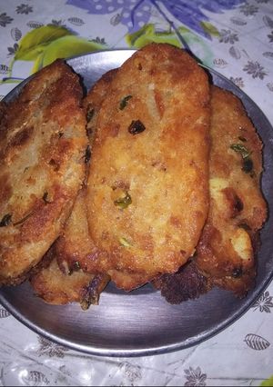 A picture of Crispy bread cutlets.