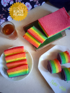 Foto resep Bolu Kukus Pelangi