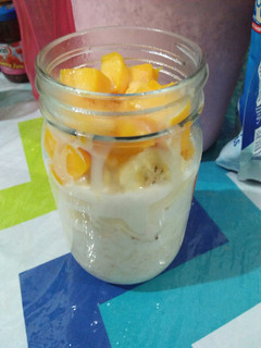 Foto resep Overnight oat - mangga pisang