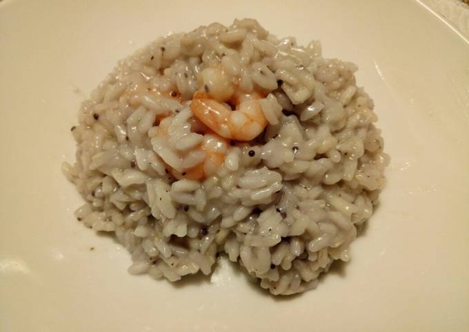 Risotto gamberi e caviale prawn and caviar risotto 🎄