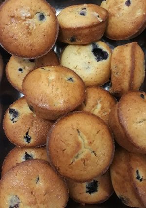 Una foto de Muffins de arándano