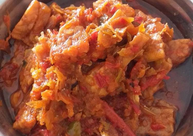 Bagaimana Membuat Teri tempe sambal gila🌶🌶🌶🌶 Anti Gagal