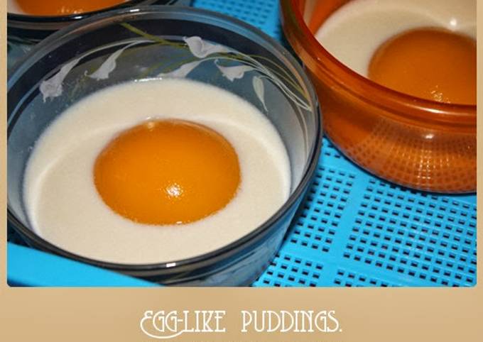 Steps to Make Homemade Medamayaki Replica (Egg-Like Pudding)