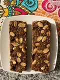 Barritas de avena, plátano y cacao
