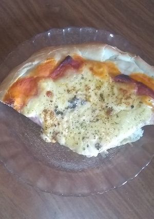 Una foto de Masa de pizza con manteca
