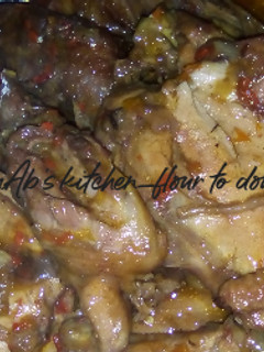 A picture of Chicken pepper soup.