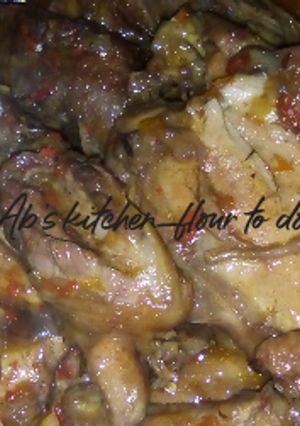 A picture of Chicken pepper soup.