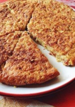 Foto resep Pizza Mie (Omelette Mie telur)