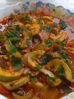 Una foto de Ratatuille (estofado de vegetales)
