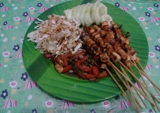 Resep: 17. Sate Ayam Bumbu Kecap Yang Mudah