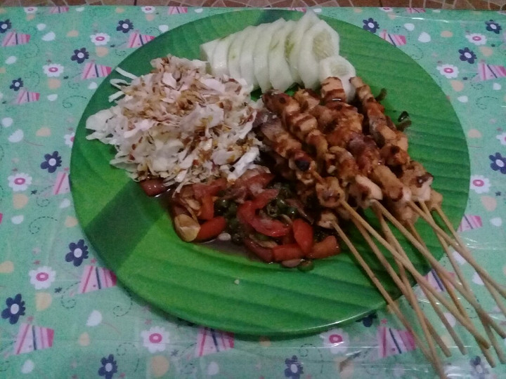 Resep: 17. Sate Ayam Bumbu Kecap Yang Mudah