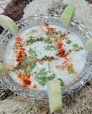 Creamy cucumber summer salad