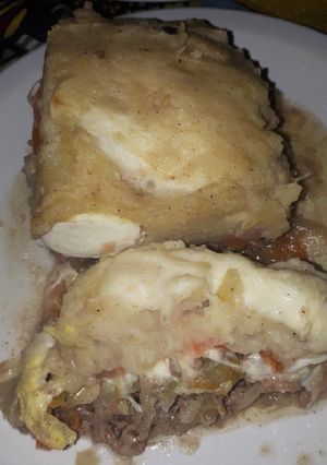 Una foto de Budín de carne