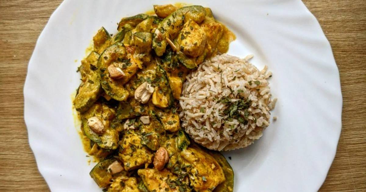Poulet mariné au lait de coco et courgettes de Laura Ogez Cookpad
