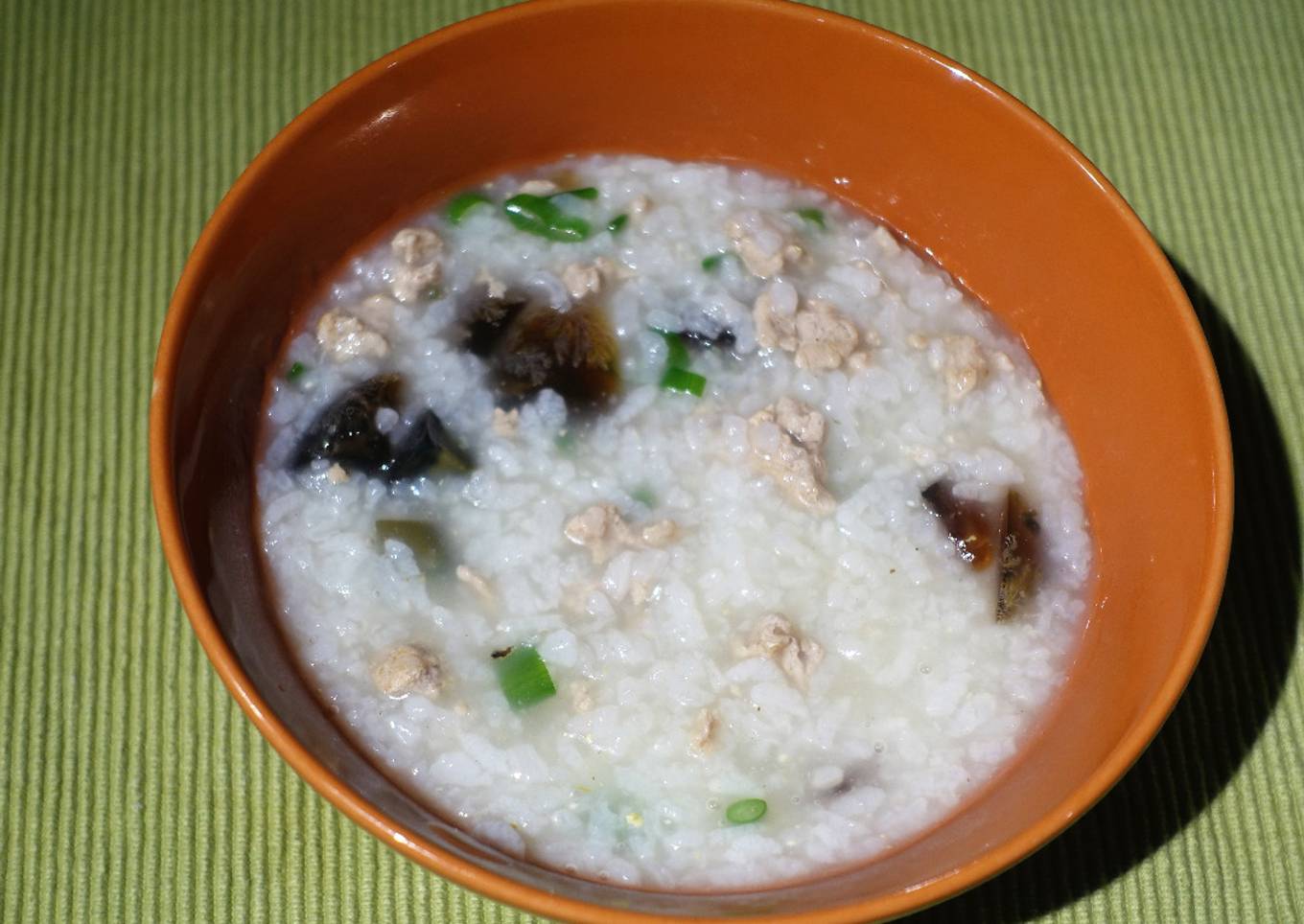 Century egg and minced Pork Congee