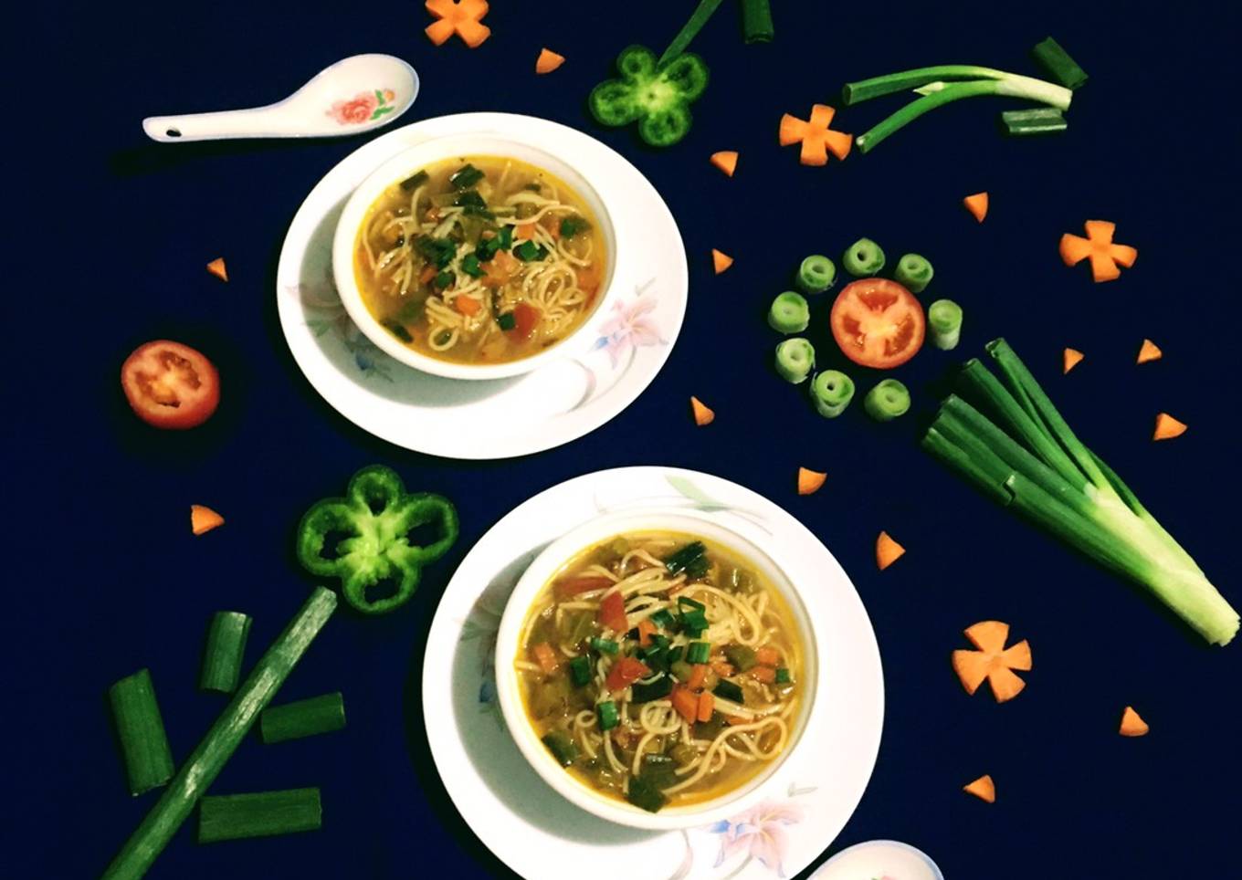 Desi Soupy Noodles