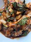 ผัดกะเพราไก่หม่าล่า