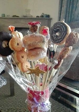 A picture of Food bouquet.