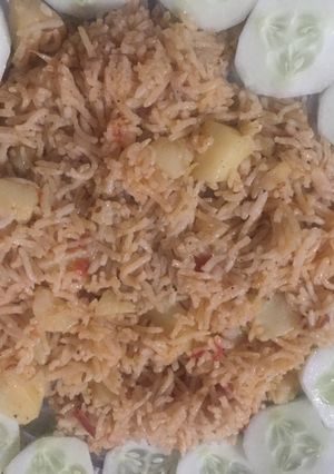 A picture of Veg pulav.