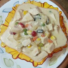 A picture of Paneer naboratno korma.