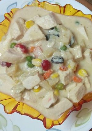 A picture of Paneer naboratno korma.