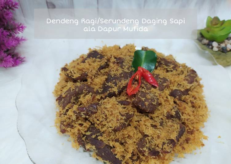 Resep Serundeng Daging Sapi/Dendeng Ragi Gurih (Non-Pedas) Enak Banget