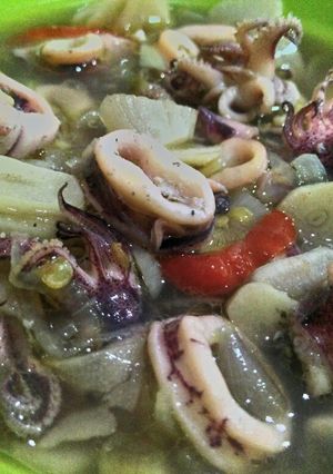 Foto resep Tumis Cumi Basah