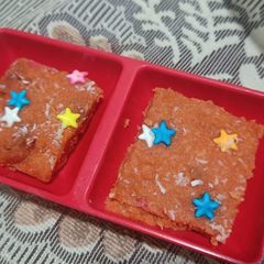 A picture of Apple pulp burfi.