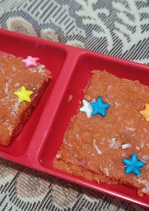 A picture of Apple pulp burfi.