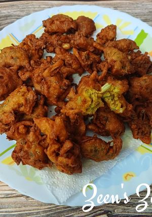 A picture of Cauliflower Greens and Stem Fritters.