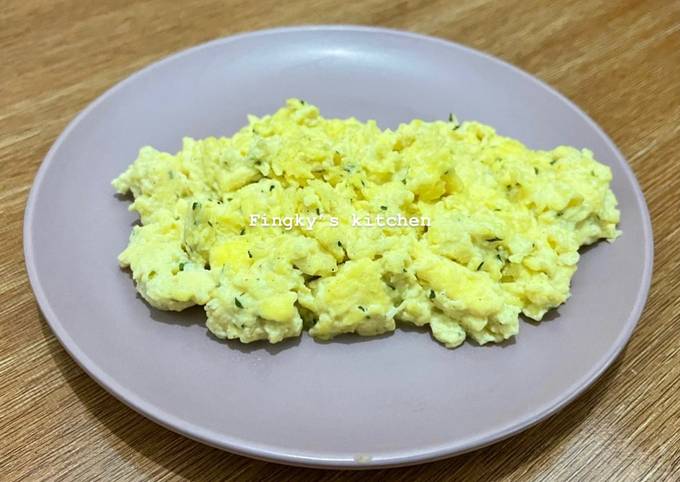 Resep Scramble Eggs McD Anti Ribet Untuk Sahur