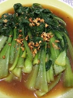 Foto resep Sawi Daging Cah Bawang Putih