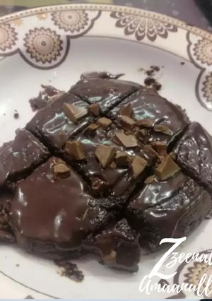 A picture of Pan Baked Brownies.