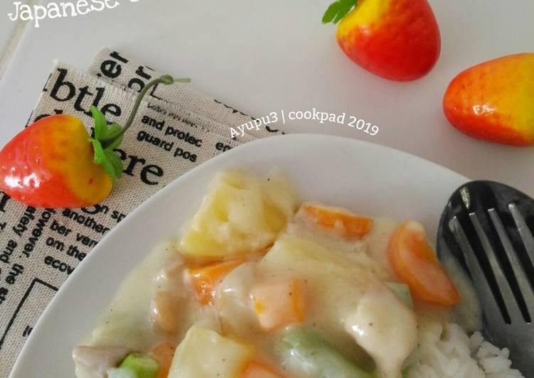 Resep Japanese Creamy Chicken Stew yang nikmat