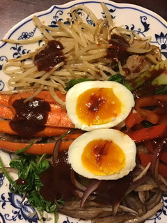 A picture of California Farm Beef Steak Bibimbap Dinner.