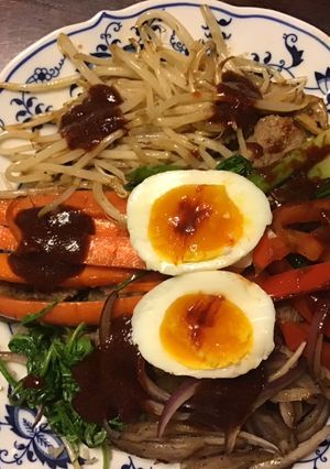 A picture of California Farm Beef Steak Bibimbap Dinner.