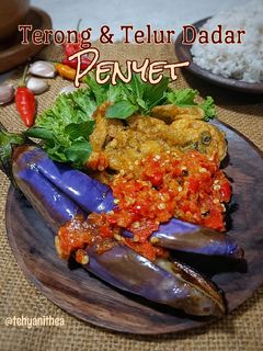 Foto resep Terong & Telur Dadar Penyet