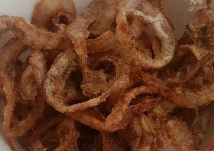 حلقات البصل المقرمش 😋