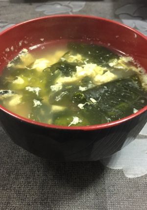 A picture of Japanese Kakitama Soup.