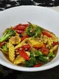 Tumis soleng brokoli