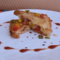 A picture of Pizza Bread Bomb.