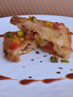A picture of Pizza Bread Bomb.