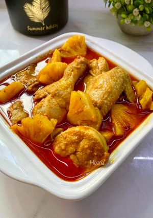 Foto resep Asam Pedas Ayam Nanas