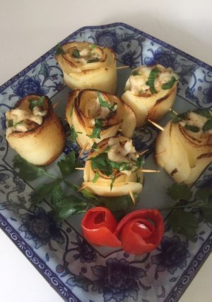 A picture of Fry Potato roses.