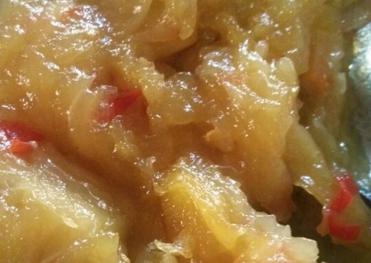 Resep Sambal tampuyak durian, Bikin Ngiler