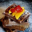 Gofres especiados con canela,jengibre y nueces