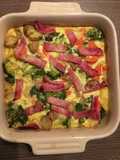 Frittata Saludable de Vegetales y Jamón