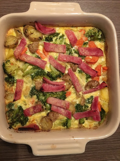 Una foto de Frittata Saludable de Vegetales y Jamón