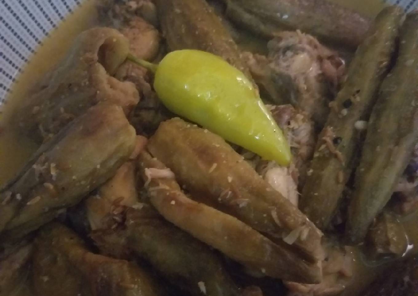 White Chicken Karela